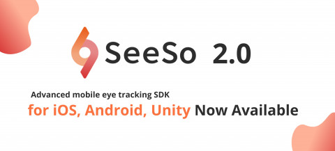 비주얼캠프가 출시한 모바일 시선추적 소프트웨어 시소(SeeSo) 2.0 버전 이미지