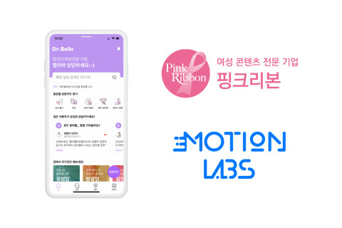 모션랩스가 핑크리본과 전략적 파트너십을 체결했다