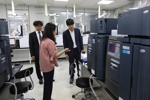 휴먼바이오 식품분석연구원 시찰 현장