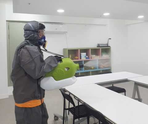 국제구호개발 NGO 월드쉐어가 하나방역 제주지사와 함께 제주도 내 복지시설에 방역 나눔을 실천했다