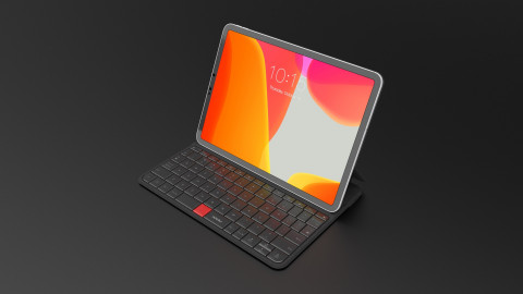 아이패드 전용 터치패드 융합 키보드 ‘모키보 폴리오’