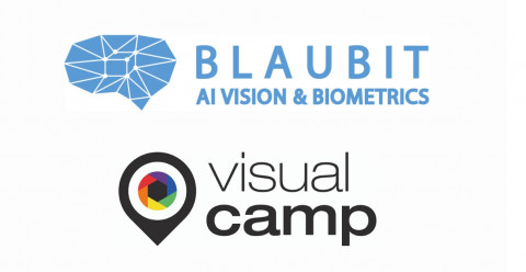 블라우비트와 비주얼캠프 로고