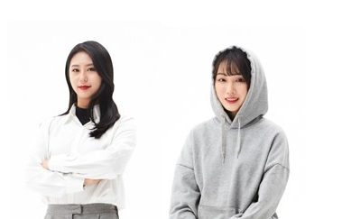 왼쪽부터 오기쁨 사원과 한정연 사원(뮤자인 제공)