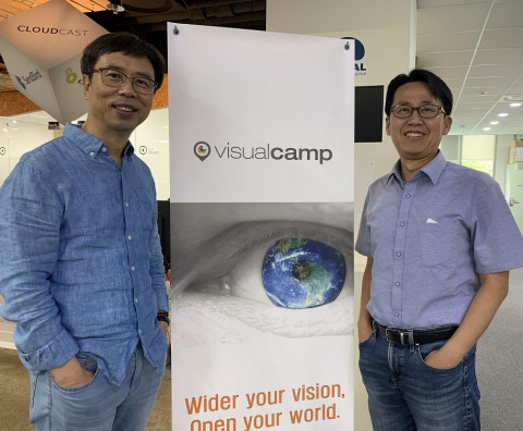 왼쪽부터 비주얼캠프 박재승 공동 창업자와 석윤찬 대표