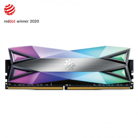 글로벌 저장장치 전문 기업 ADATA가 게이밍 전문 브랜드 SPECTRIX D60G 메모리로 레드 닷 디자인 어워드 2020에서 제품 디자인 부분을 수상했다