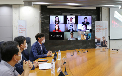오렌지라이프가 2020 고객 컨설턴트 온택트 발대식을 개최했다