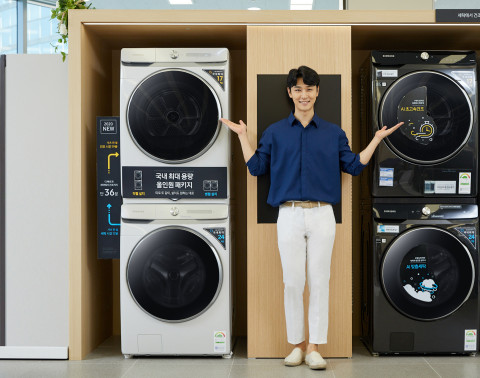 삼성전자가 삼성 건조기 판매 역대 최고치를 기록했다