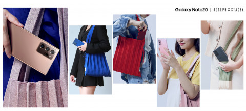 삼성전자가 조셉앤스테이시와 갤럭시 노트20 컬러 컬래버레이션을 선보인다