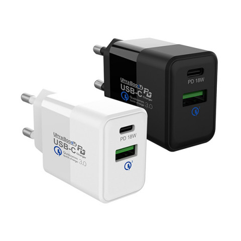 크레앙 울트라부스트 X2 18W 충전기 블랙, 화이트