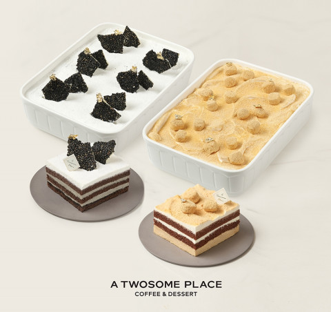 투썸플레이스의 떠먹는 흑임자 생크림과 떠먹는 인절미 생크림