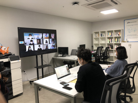 전남글로벌게임센터 서포터즈 1기 발대식이 코로나19 예방 차원에서 온라인 비대면으로 진행됐다