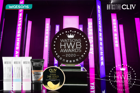 아미코스메틱의 BRTC와 CLIV가 2020 왓슨스 HWB 어워즈서 최고 브랜드 대상을 포함 4관왕 수상의 영예를 안았다