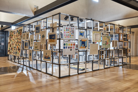 동심원 전시 전경