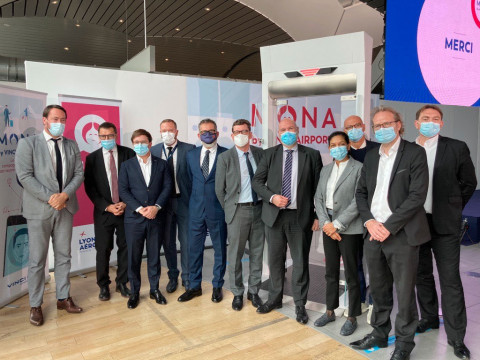 아이데미아와 RESA가 리옹 공항서 비접촉 생체 인증 시험을 운용한다