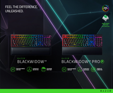 레이저가 최고의 게이밍 성능과 자유로운 움직임을 위한 무선 플래그십 함대라 지칭한 3종 무선 제품을 선보인다