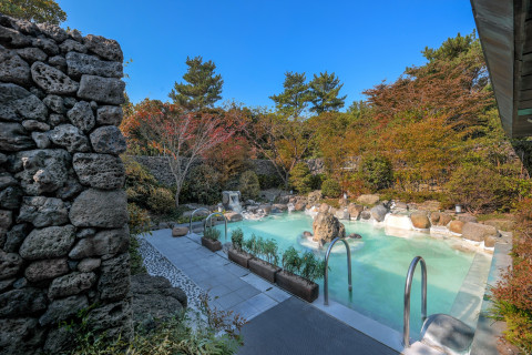 핀크스골프클럽 노천 온천