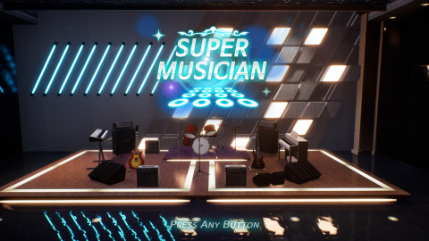 실감형 리듬 액션 게임 ‘슈퍼뮤지션’ 화면