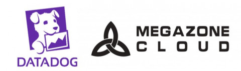 DATADOG 과 메가존클라우드 로고