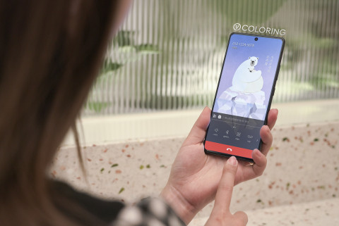 SK텔레콤의 보이는 컬러링 서비스 ‘V 컬러링’이 출시 50일 만에 가입자 50만명을 돌파했다