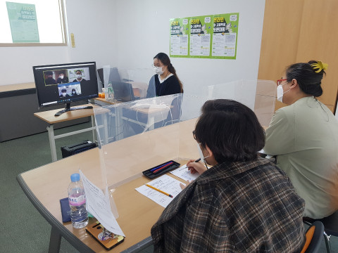 제6회 전국중고등학생 온라인 토론대회 모습