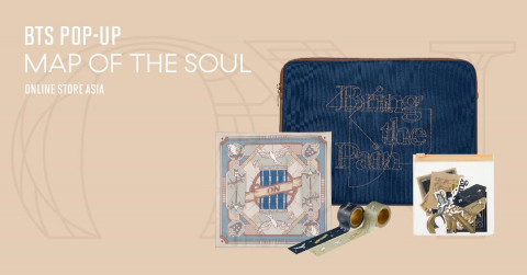 BTS’ new pop-up store BTS POP-UP : MAP OF THE SOUL ONLINE STORE ASIA has launched across seven count