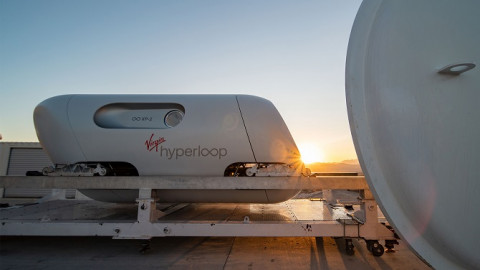 Virgin Hyperloop의 XP-2 탑승 차량