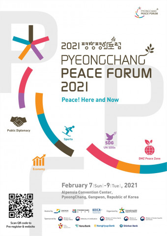 The PyeongChang Peace Forum 2021 will be held from February 7 to 9 at the PyeongChang Alpensia Conve