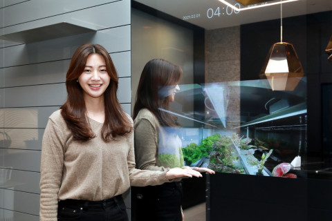 RAI 라이프관 주방 공용부에 설치된 스마트팜