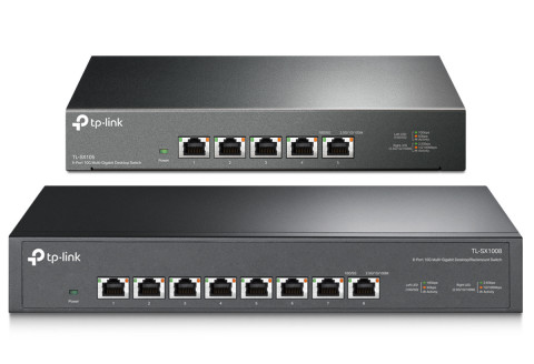 10Gbps를 지원하는 티피링크의 5포트 TL-SX105와 8포트 TL-SX1008