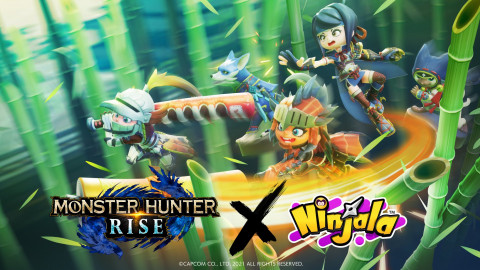겅호온라인엔터테인먼트가 Ninjala와 MONSTER HUNTER RISE의 컬래버레이션 이벤트를 진행한다