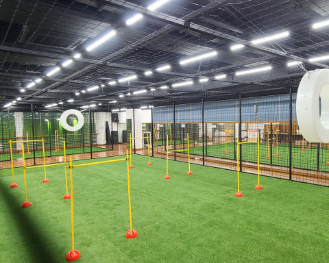 실내 드론축구장 전경