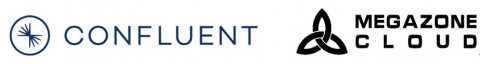 컨플루언트 로고와 메가존클라우드 로고