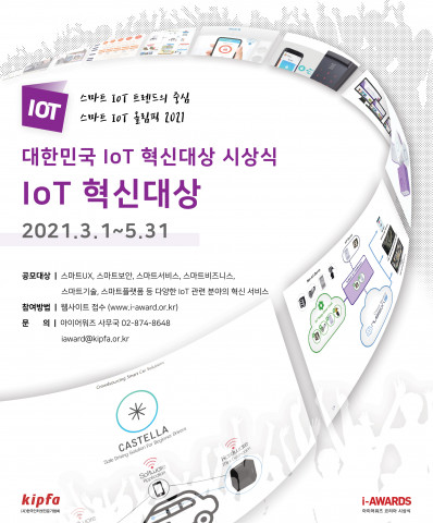 IoT혁신대상 2021 포스터