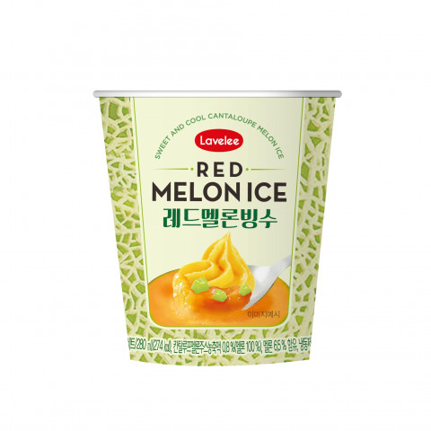GS25의 프리미엄 빙수 신제품 레드멜론빙수
