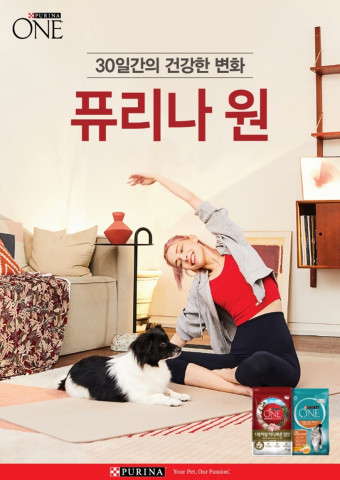 퓨리나 원 30일간의 건강한 변화 캠페인 포스터