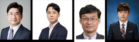 왼쪽부터 서울대학교 재료공학부 주영창 교수, DGIST 에너지공학전공 남대현 교수, 서울대학교 재료공학부 이건도 BK교수, 서울대학교 재료공학부 김지용 박사과정