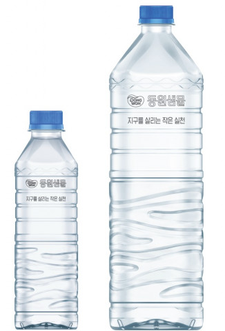 동원F&B가 출시한 동원샘물 라벨프리