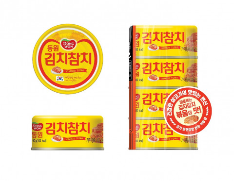 동원F&B가 출시한 동원 김치참치캔