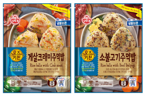 오뚜기가 출시한 오즈키친 주먹밥 2종