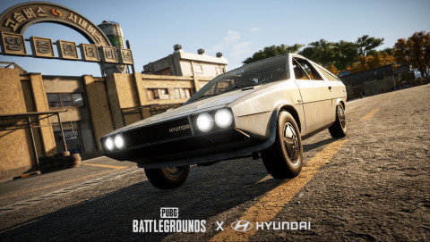 현대자동차와 크래프톤의 펍지스튜디오가 파트너십을 통해 국내 최초 콘셉트카 ‘포니쿠페’ 영상을 공개한다