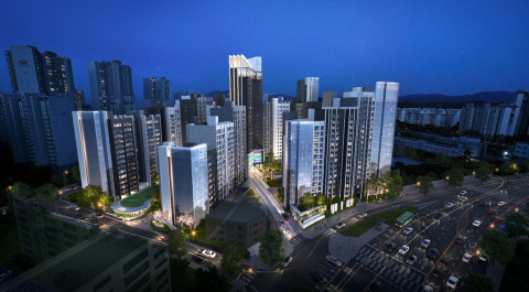 삼성물산이 공개한 고덕 아남 조감도