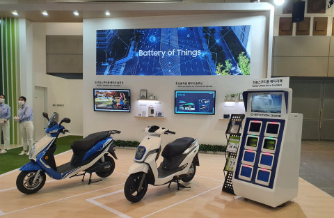 2020년 IEVE 삼성SDI 부스 현장