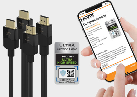 HDMI 2.1 인증 울트라 하이스피드 광섬유 케이블