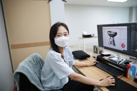 DNA+US 기반기업 청년일자리 프로젝트로 테라픽스에 입사한 채유정 사원