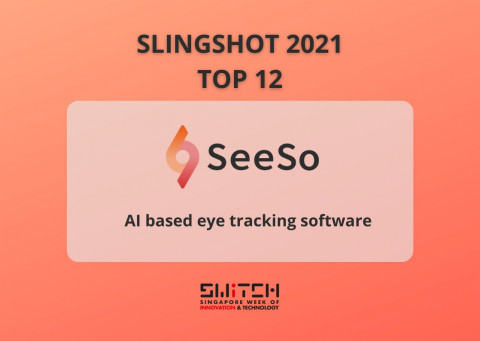 비주얼캠프가 시선 추적 소프트웨어 ‘SeeSo’로 싱가포르에서 열린 스위치 피칭 대회 슬링샷에서 디지털 테크놀로지 부문 톱 3 기업에 이름을 올렸다