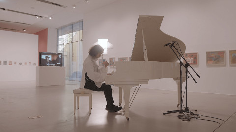‘길은 너무나 길고 종이는 조그맣기 때문에’ 전시와 함께한 두 번째 ‘연결공간’(사진: 유영균)