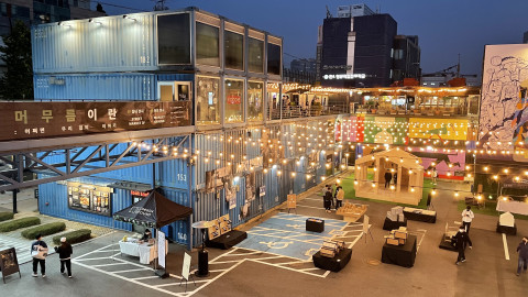 건국대학교 건축학부 학생들이 ‘머무름이란: 어쩌면 우리 곁의 이야기’ 전시회를 커먼그라운드에서 개최했다