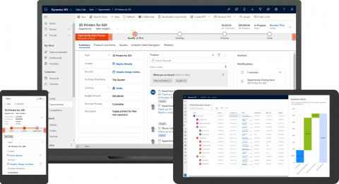 트루인포의 Dynamics365 구현 화면 갈무리2