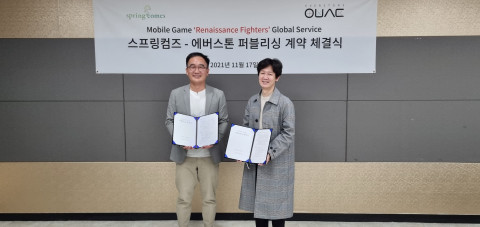 에버스톤이 ‘르네상스 파이터즈’ 퍼블리싱 계약을 체결했다