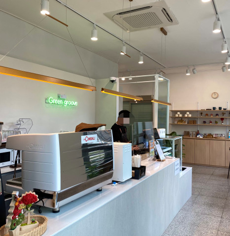 대구달서지역자활센터가 오픈한 그린그루브 아카데미(성서점) ‘제로 웨이스트(ZeroWaste)’ 카페 내부